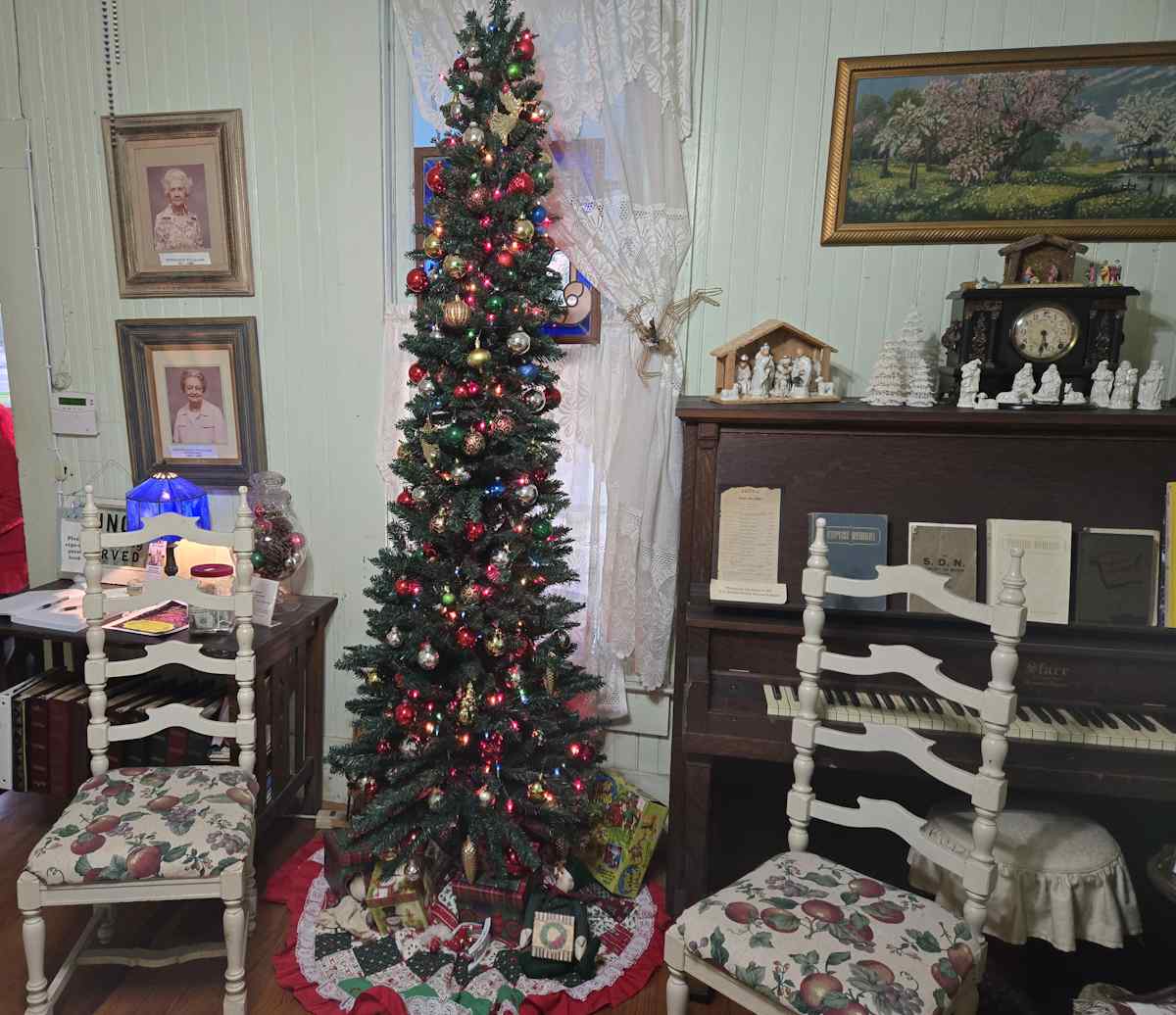 Inside the Williams House Museum Christmas Decorations