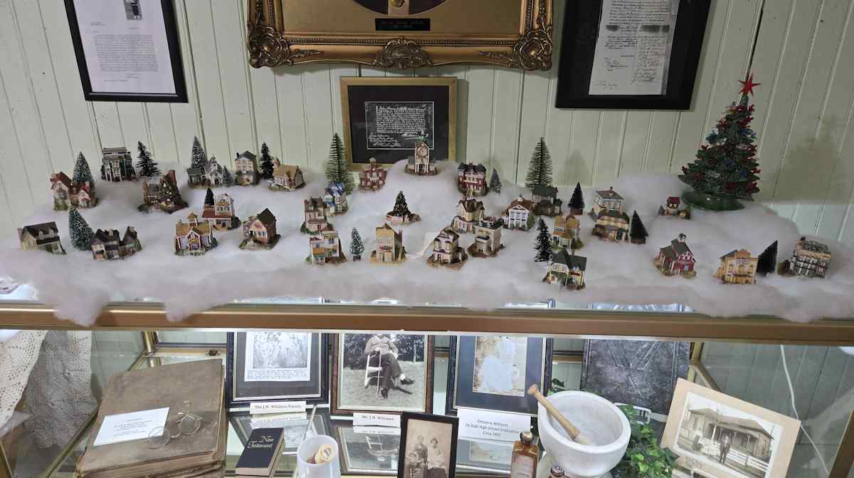 Inside the Williams House Museum Christmas Decorations